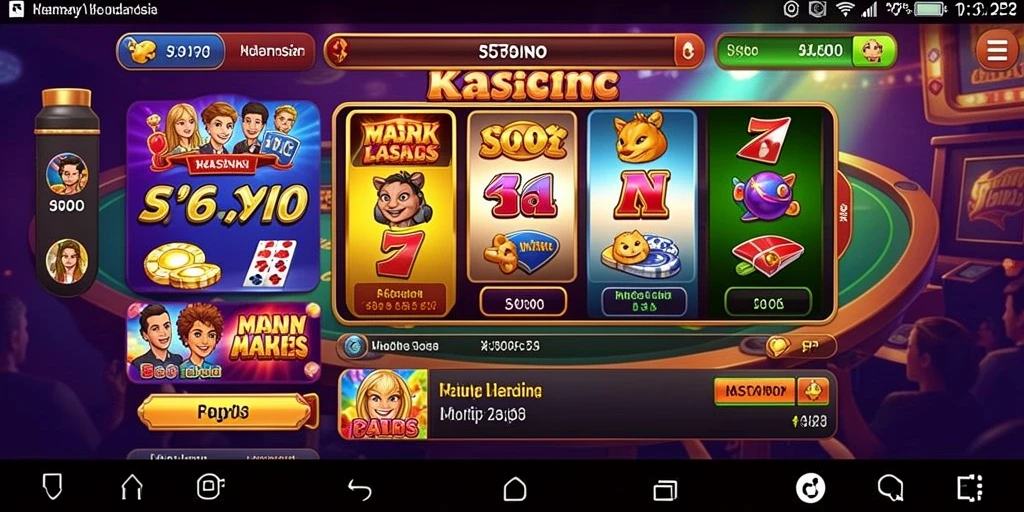 Tampilan menu utama yang menarik dan intuitif.