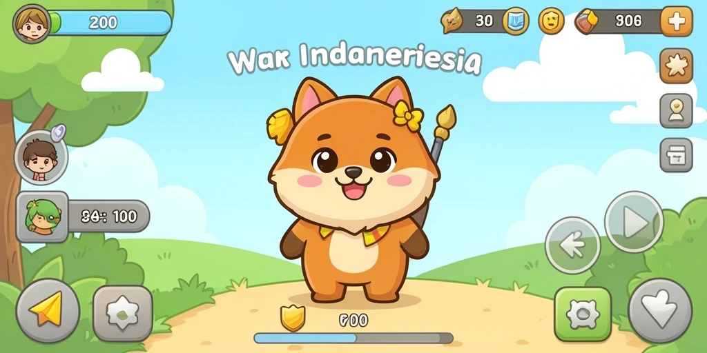 Tampilan antarmuka aplikasi yang menarik dan user-friendly.
